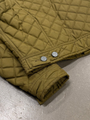 1990s Armani quilted cropped bomber jacket