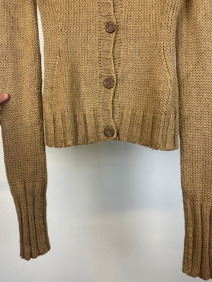 2000s D&G elongated sleeves mohair cardigan