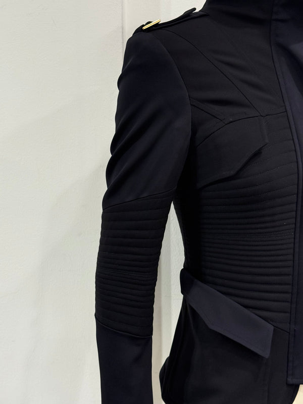 A/W2003 Gucci by Tom Ford military jacket with quilted panels