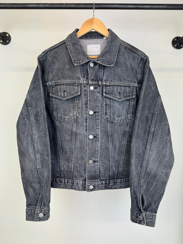 1999 Helmut Lang classic grey faded denim jacket