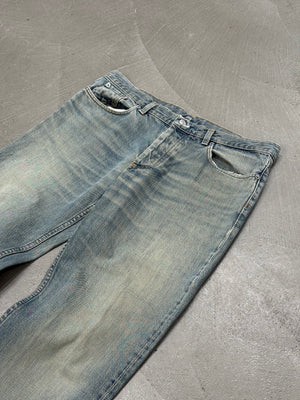2000s Helmut Lang faded jeans
