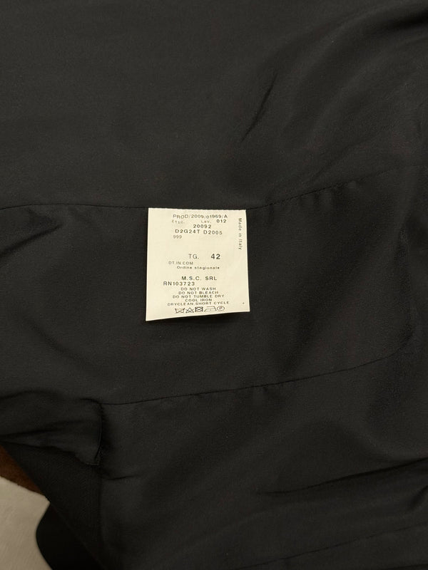 2000s Emporio Armani tailored flared cuff blazer