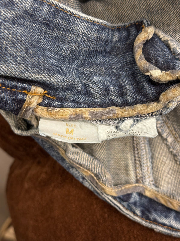 2000s Roberto Cavalli lace-up jeans