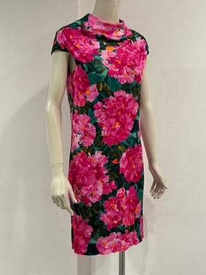 2008 Balenciaga by Ghesquiere iconic floral dress