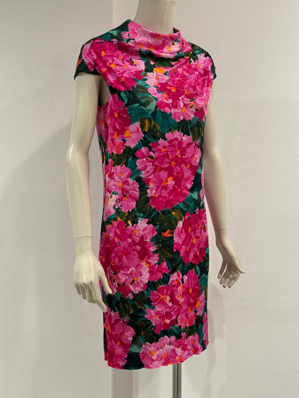 2008 Balenciaga by Ghesquiere iconic floral dress