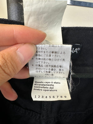 SS2003 Dolce & Gabbana Sex zipper pants