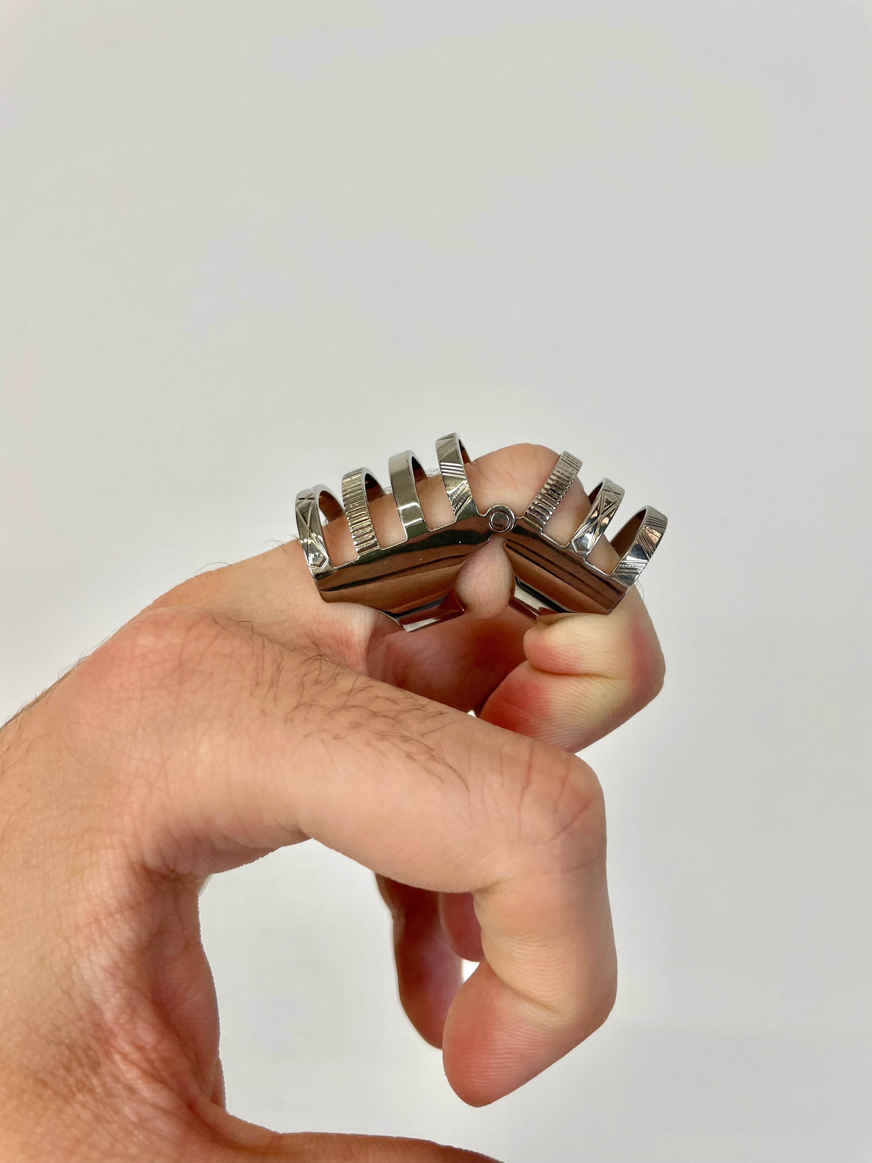 2000s Maison Margiela armour ring