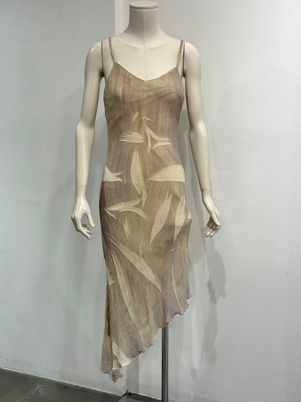 2000s Cavalli wrinkle dress
