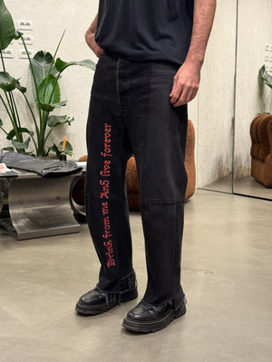 A/W 2017 Vetements “Total fucking darkness” jeans