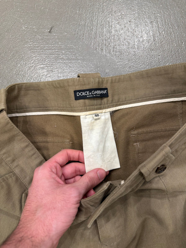 2003 Dolce & Gabbana all around zipper pants