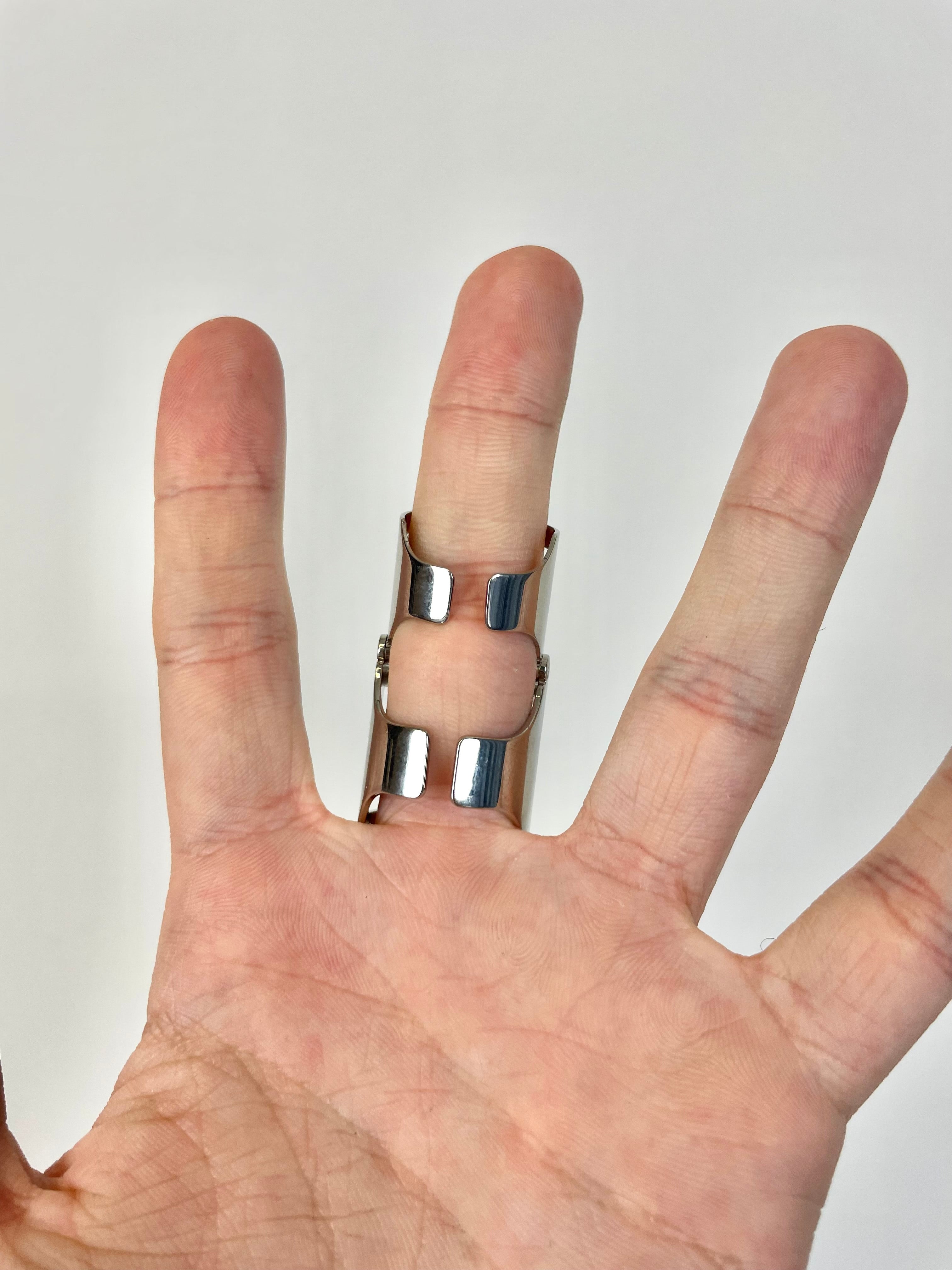 2000s Maison Margiela armour ring