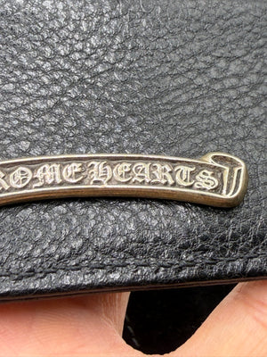 Chrome Hearts leather card holder
