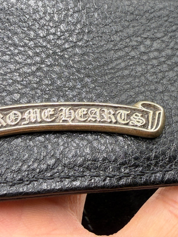 Chrome Hearts leather card holder
