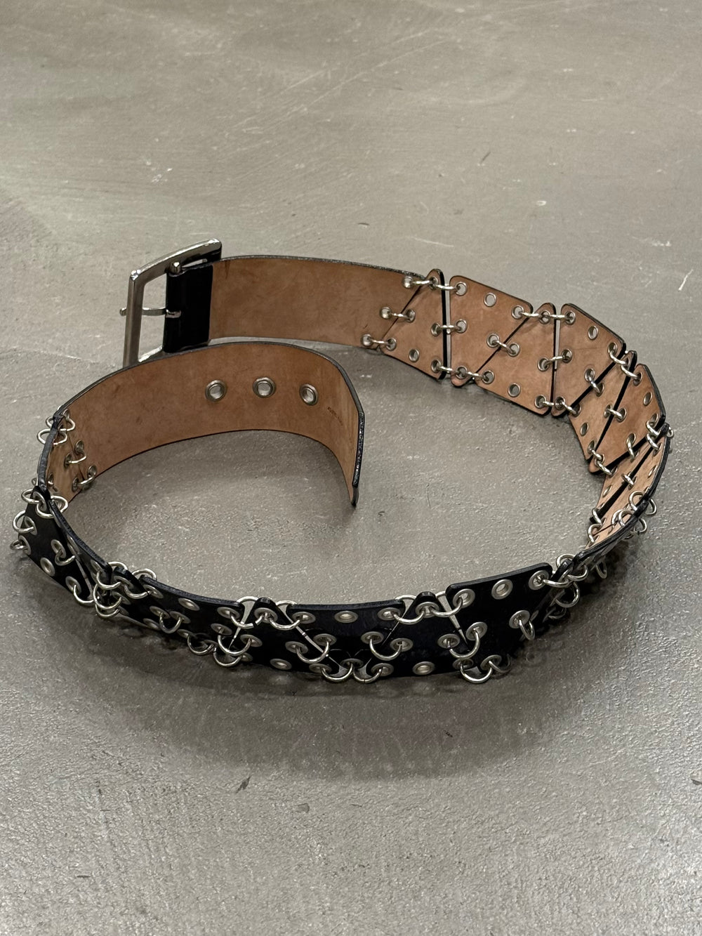 2000s Dolce & Gabbana pierced belts