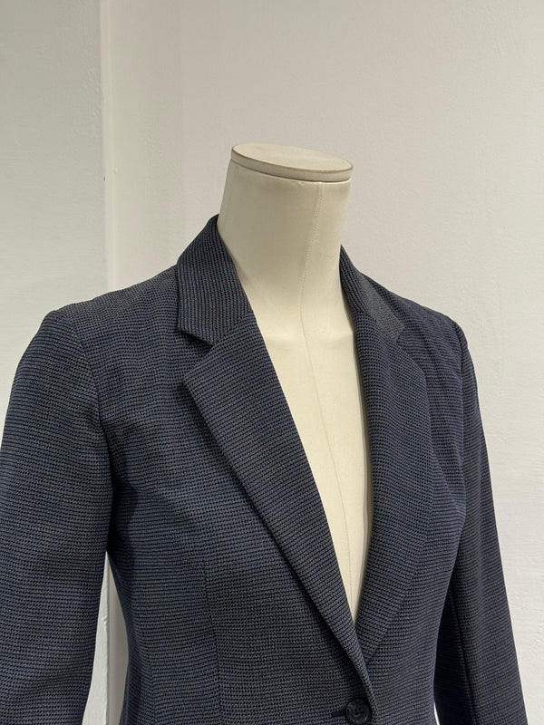 A/W2007 Maison Margiela wool pointed wrinkled shoulder blazer