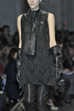 A/W2011 Ann Demeulemeester lace-up wool vest