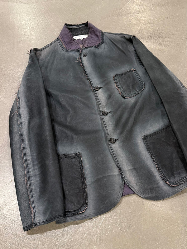 2010s Comme des Garçons pigskin faded leather jacket