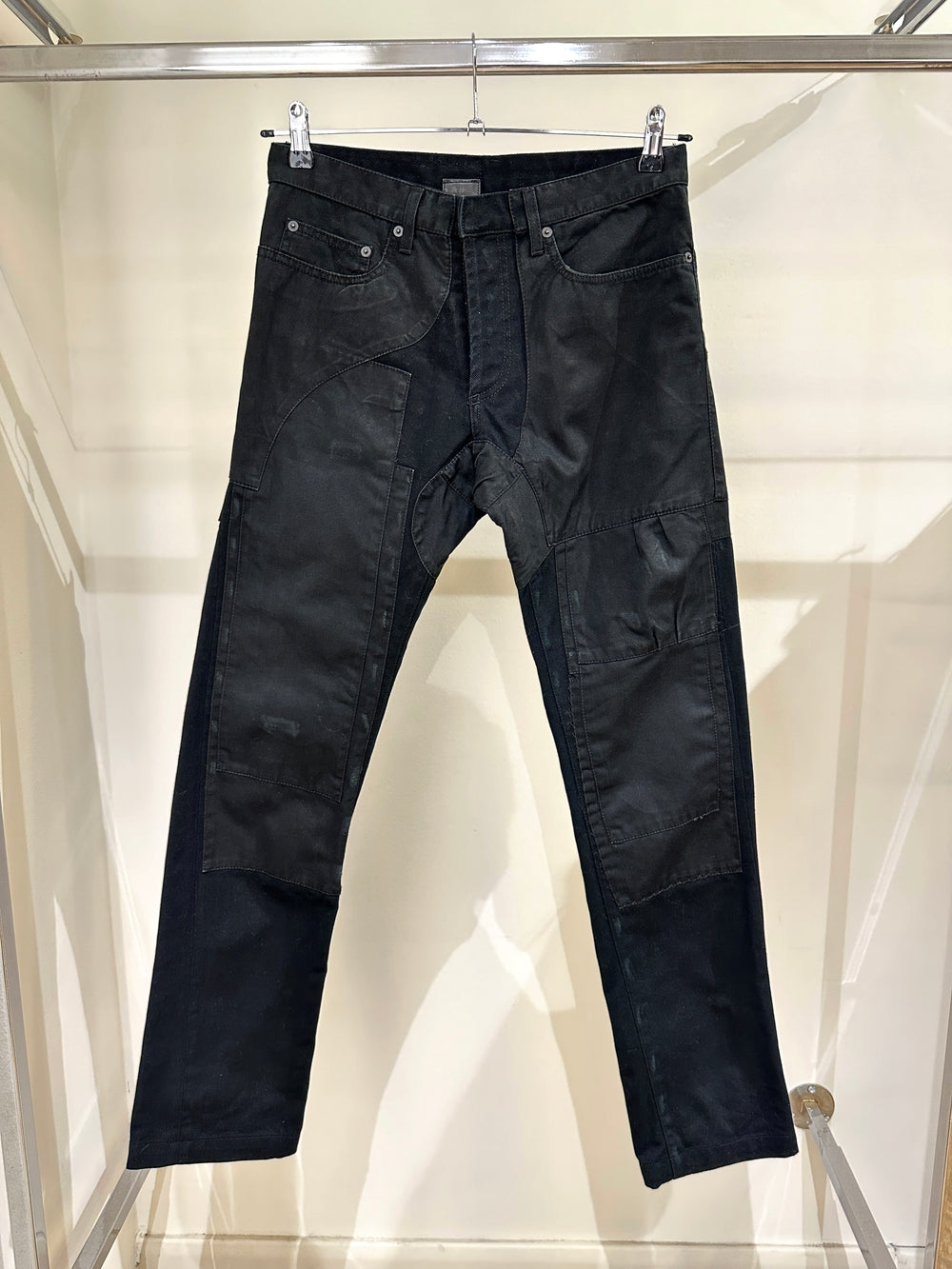 FW2007 Dior by Hedi Slimane “Navigate” patchwork jeans