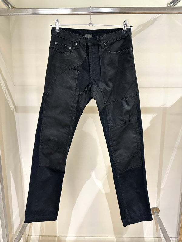 FW2007 Dior by Hedi Slimane “Navigate” patchwork jeans