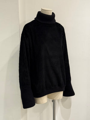 F/W2000-2001 Raf Simons ribbed knit turtleneck sweater
