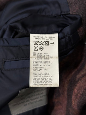 A/W2022 Yohji Yamamoto “Zislaw Beksinski print” runway coat