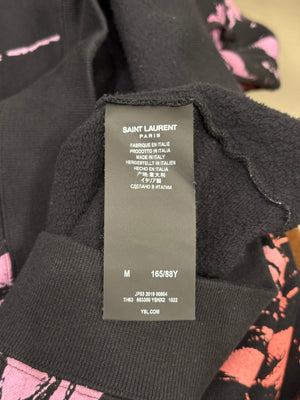 2019 Saint Laurent sunset palm tree hoodie