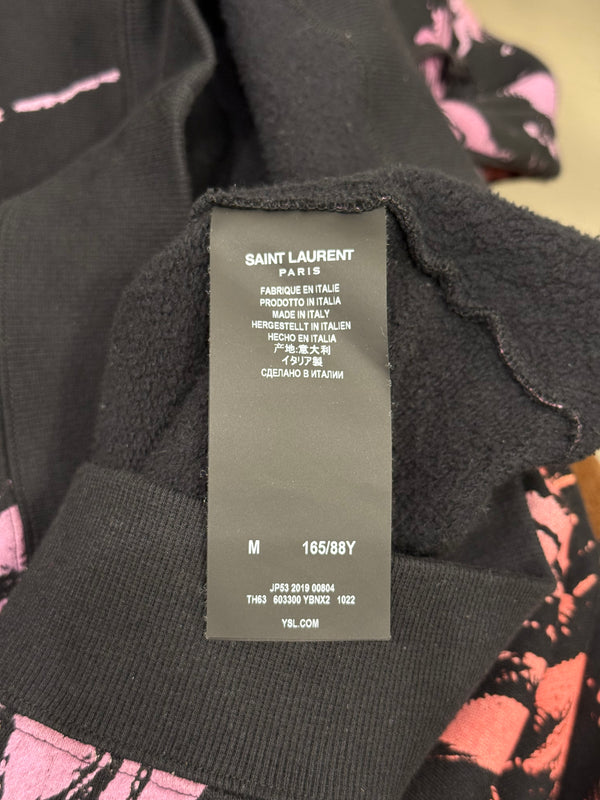 2019 Saint Laurent sunset palm tree hoodie