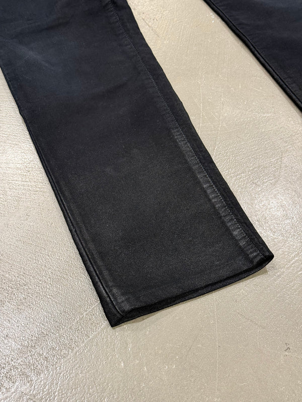 2000s Dior by Hedi Slimane coated jeans