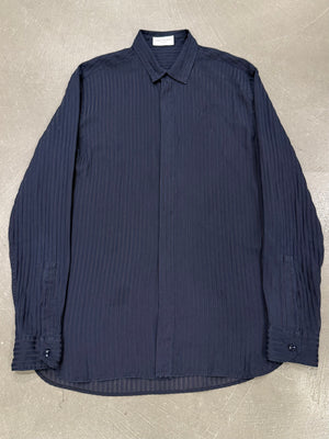 2019 Saint Laurent pinstripe long-sleeve shirt