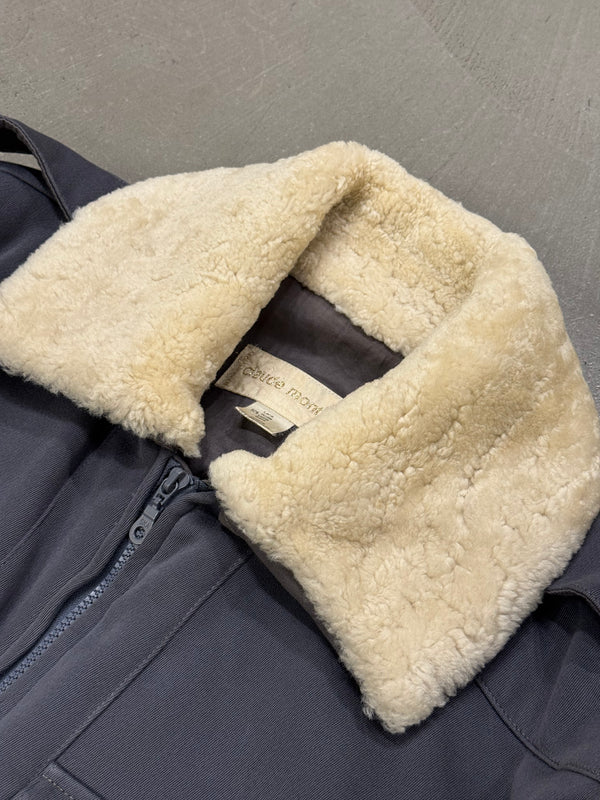 1980s Claude Montana flight avaitor shearling jacket