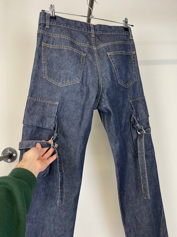 AW2004 Helmut Lang bondage cargo denim