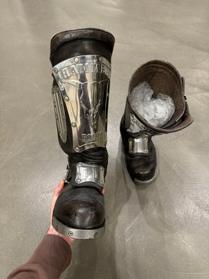 1990s Kadoya armored biker boots