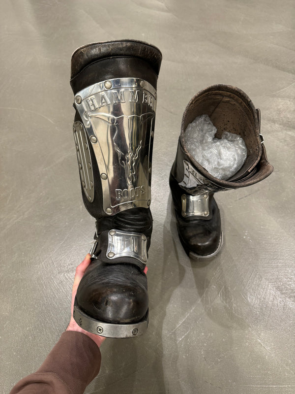 1990s Kadoya armored biker boots
