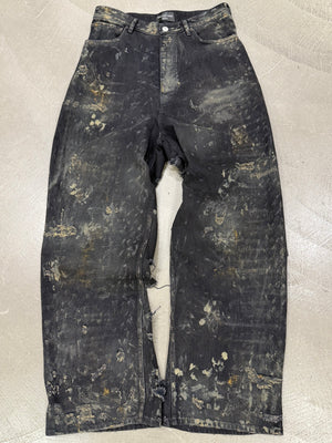 S/S2023 Balenciaga "The Mud Show" destroyed denim