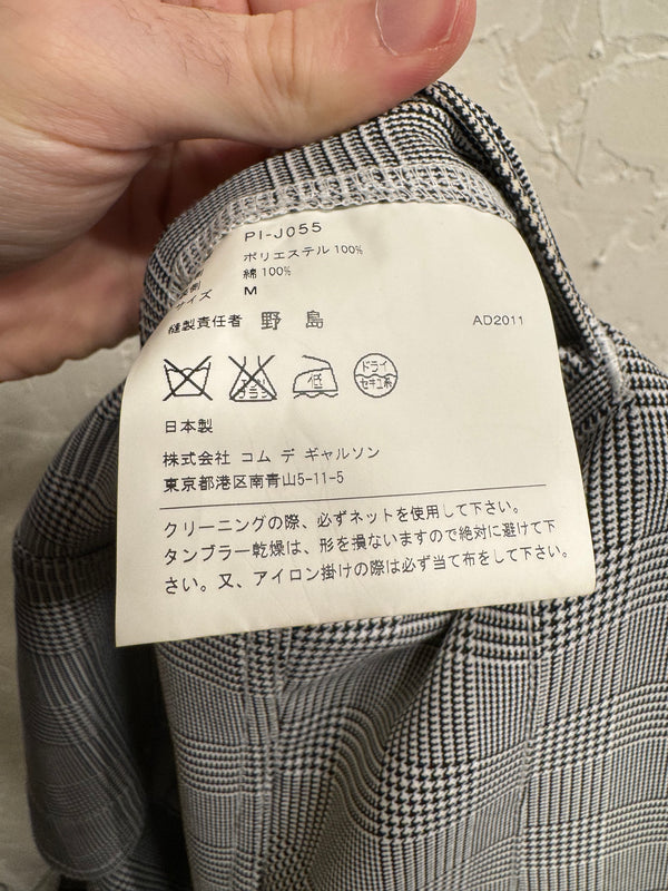 2011 Comme des Garçons checkered zipper jacket