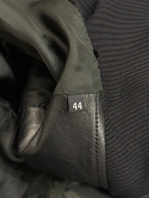 A/W2002 Gucci by Tom Ford ribbed collar leather jacket