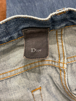 2000s Dior Dior by Hedi Slimane raw denim
