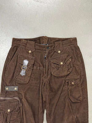 A/W2002 Dolce & Gabbana runway corduroy cargo shorts