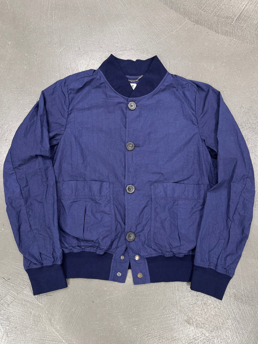 CP Company blue nylon bomber jacket