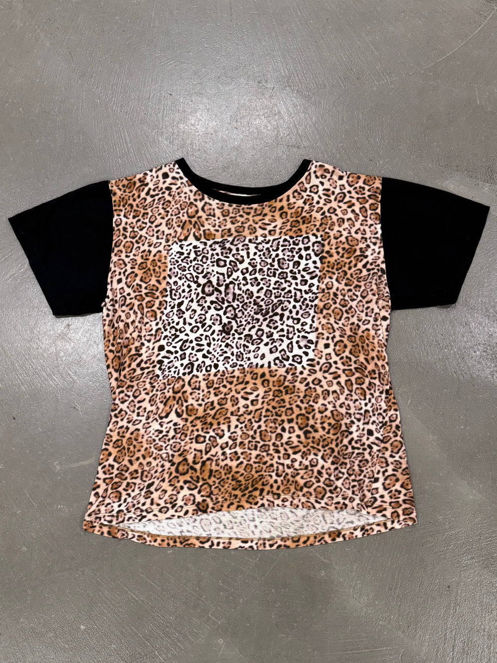 Saint Laurent by Hedi Slimane animal leopard printed tee shirt