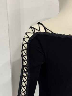 2003 Dolce & Gabbana lace-up bondage top