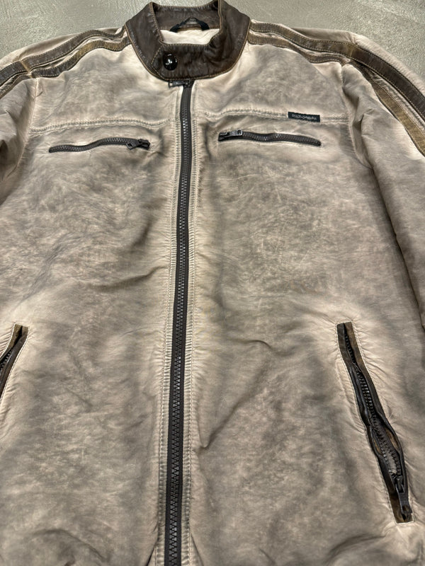 2000s Dolce & Gabbana object dyed bomber jacket