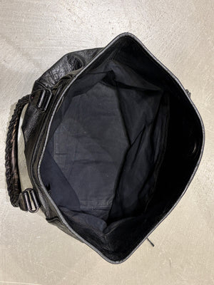 2000s Balenciaga leather City Sunday tote bag