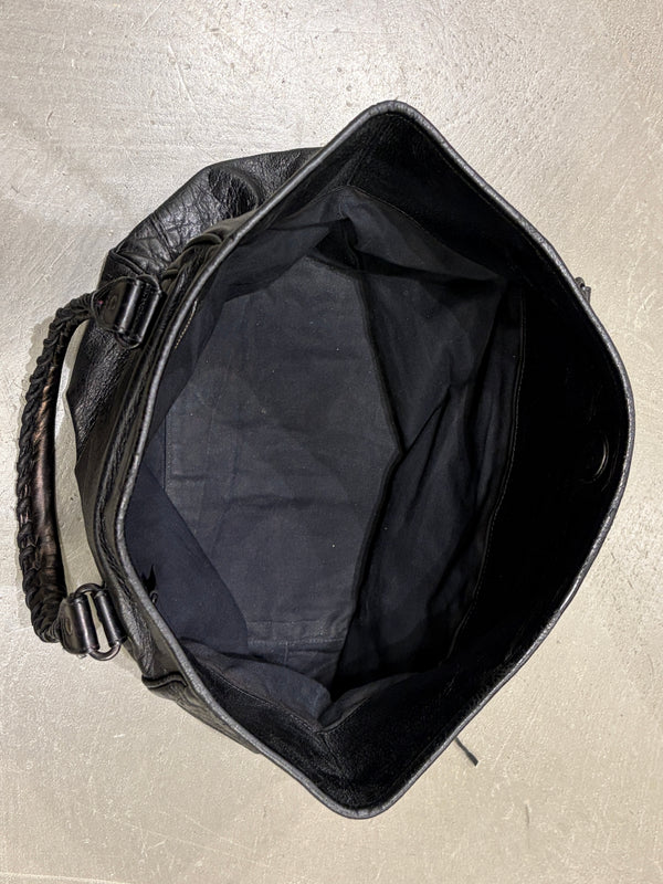 2000s Balenciaga leather City Sunday tote bag
