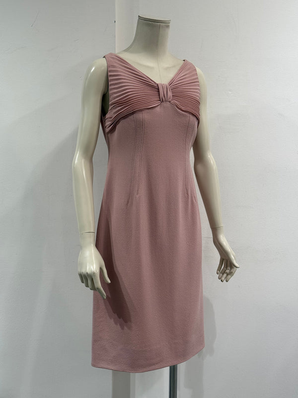 S/S2007 Valentino pleated butterfly bow dress