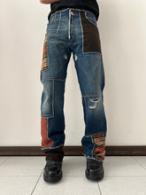 Load image into Gallery viewer, 1990s Jean Paul Gaultier patchwork jeans
