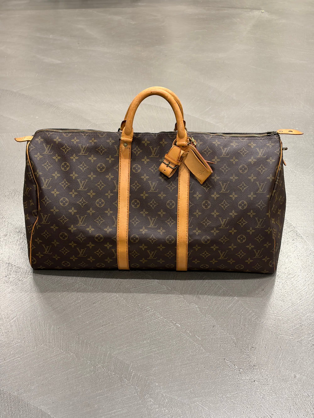 1983 Louis Vuitton monogram canvas Keepall 55