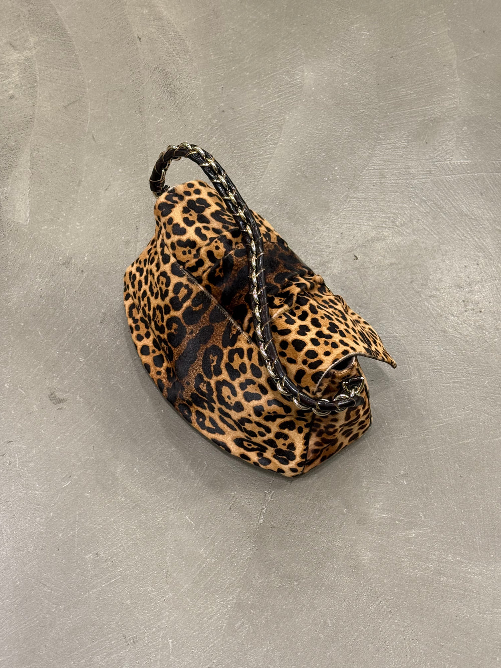 2000s Fendi mama bag in cavallino Leopard
