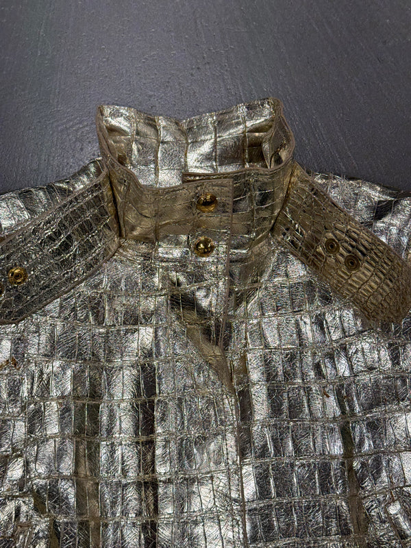 S/S2010 Gucci by Frida Giannini runway real alligator biker jacket
