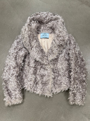 A/W2011 Prada mohair faux fur cropped jacket
